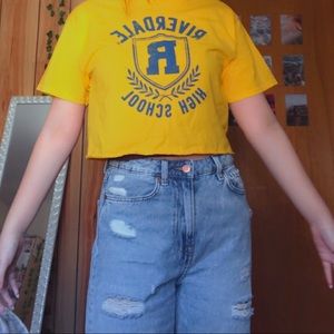 Archie comics cropped shirt